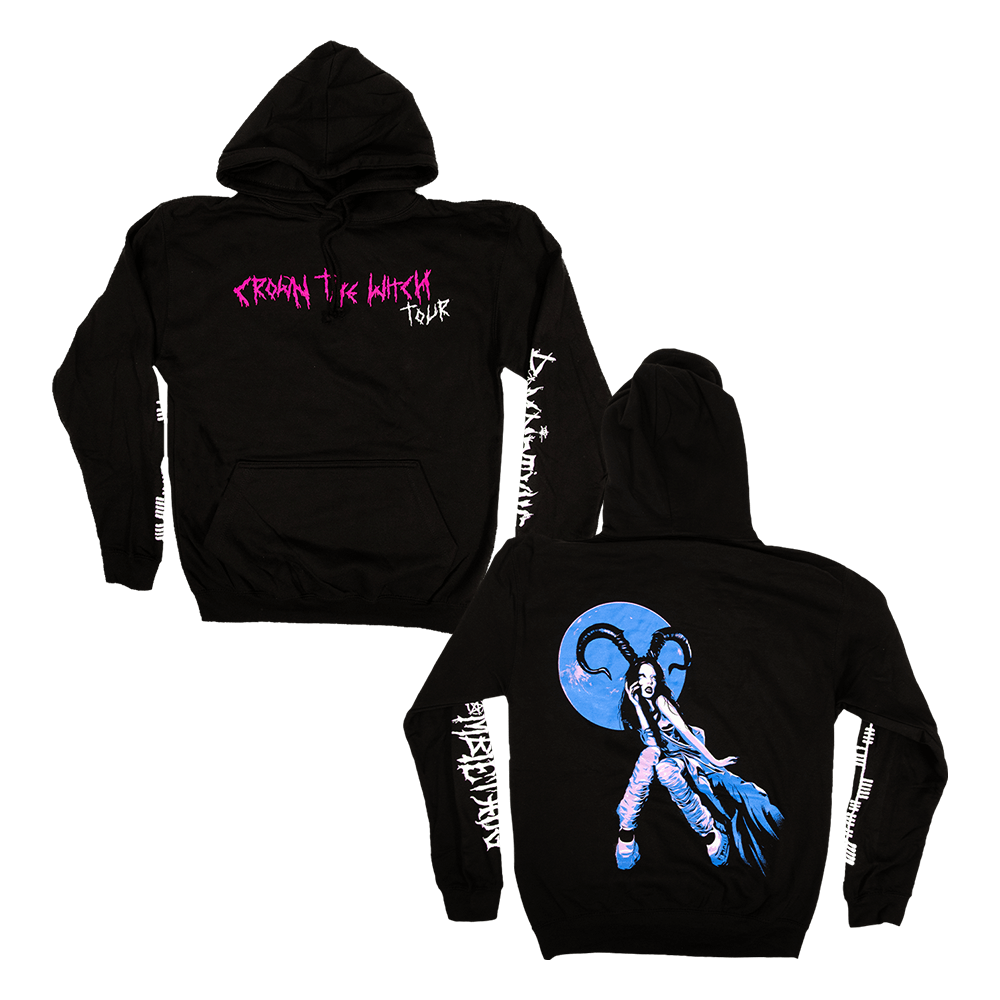 Crown The Witch Tour Hoodie - Black – Bambie Thug