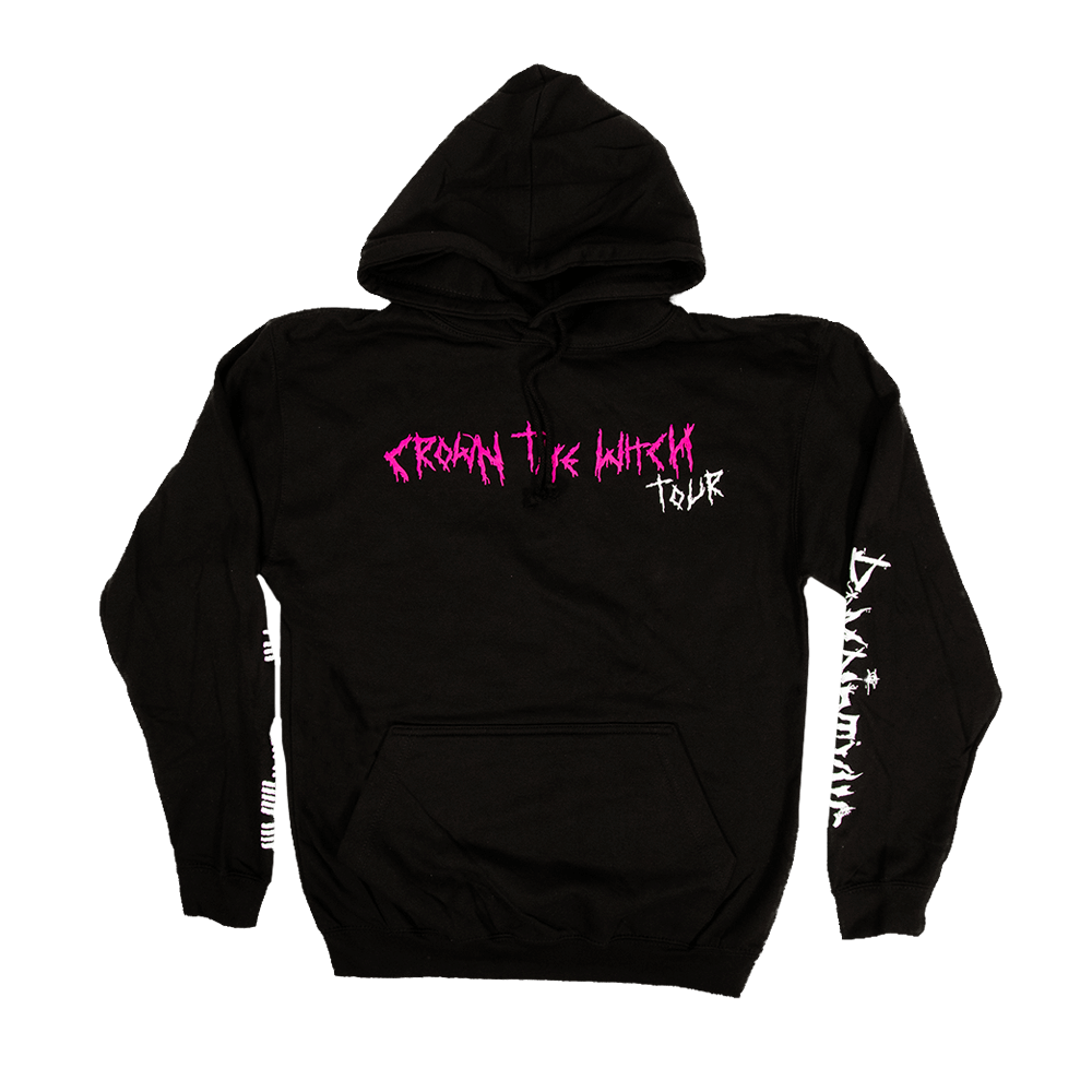 Crown The Witch Tour Hoodie - Black