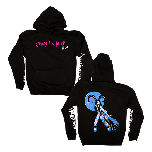 Crown The Witch Tour Hoodie - Black – Bambie Thug