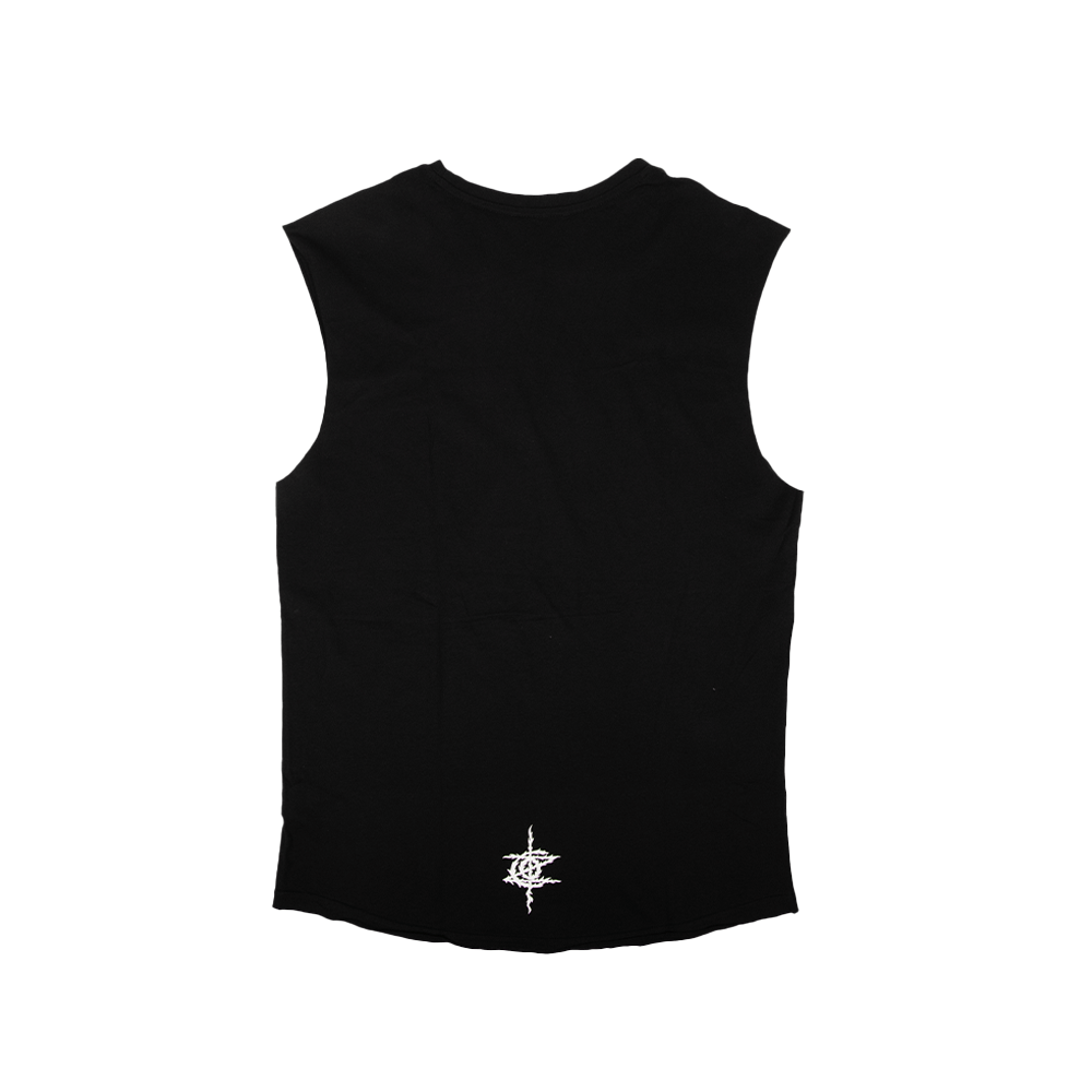 Metal Logo Vest - Black