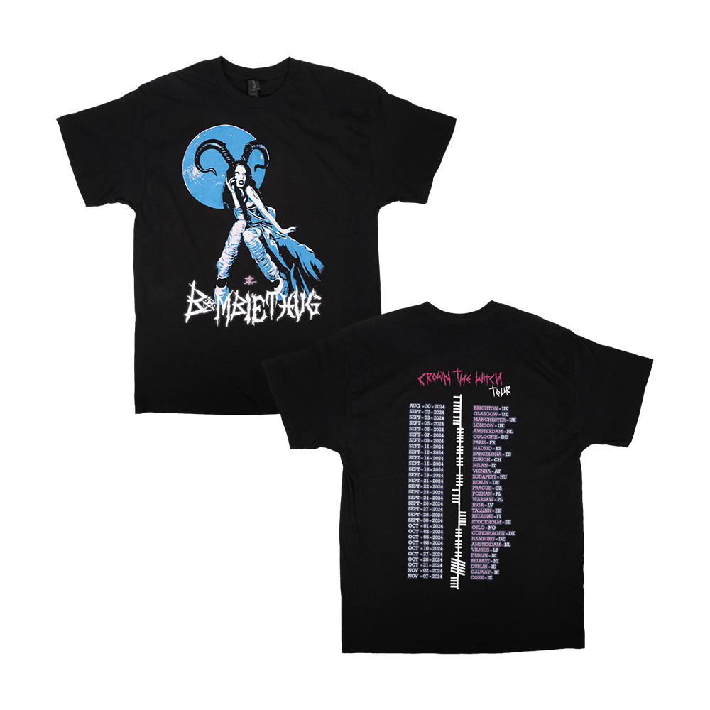 Crown The Witch Tour Tee - Black (Gildan)
